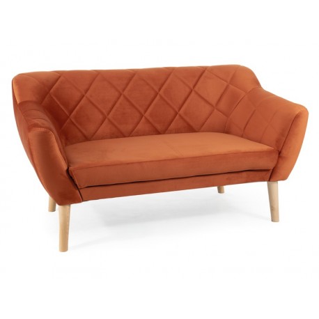 80-2827 SOFA  KARO 2 VELVET CYNAMON BLUVEL 4215 / BUK