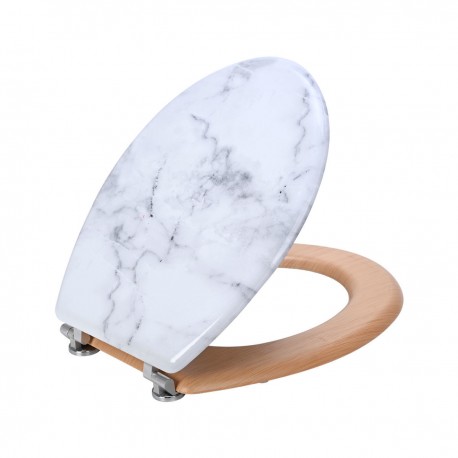 02-21825 ESTIA ΚΑΠΑΚΙ ΛΕΚΑΝΗΣ MARBLE ΜΕ ΜΕΝΤΕΣΕΔΕΣ ΑΠΟ ΚΡΑΜΑ ΨΕΥΔΑΡΓΥΡΟΥ