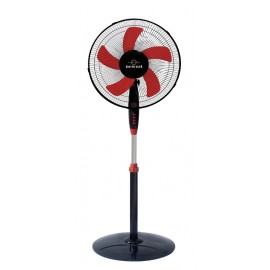Newest  FS40-14A Ανεμιστήρας Ορθοστάτης 55W Διαμέτρου 40cm Μαύρο-Πορτοκαλί