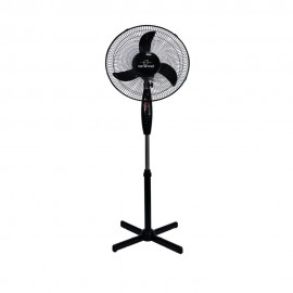 Newest FS-40-2 Ανεμιστήρας Ορθοστάτης 50W Διαμέτρου 40cm Μαύρο