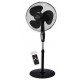 Newest FS-40R Ανεμιστήρας Ορθοστάτης 60W Διαμέτρου 40cm με Τηλεχειριστήριο Μαύρο