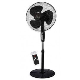 Newest FS-40R Ανεμιστήρας Ορθοστάτης 60W Διαμέτρου 40cm με Τηλεχειριστήριο Μαύρο
