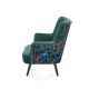 60-22635 PAGONI chair color: dark green / black DIOMMI V-PL-PAGONI-FOT-C.ZIELONY