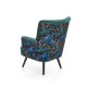 60-22635 PAGONI chair color: dark green / black DIOMMI V-PL-PAGONI-FOT-C.ZIELONY