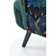 60-22635 PAGONI chair color: dark green / black DIOMMI V-PL-PAGONI-FOT-C.ZIELONY