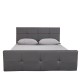 14320003 Κρεβάτι ArteLibre ANEMONE Γκρι PU 216x160.5x93cm (Στρώμα 150x200cm) Γκρι