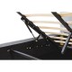 14920011 Κρεβάτι Μονό ArteLibre CLOUDREST Γκρι Ύφασμα 214x127.5x109cm (Στρώμα 120x200cm) Γκρι