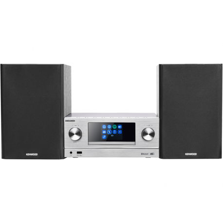 25-M9000S-S KENWOOD SMART MICRO HI-FI SYSTEM DAB SILVER M-9000S-S