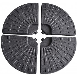34383-251480 Πλαστικές Βάσεις Νερού 50 x 50 , 4 Τεμάχια x 12Lt Γιά Γωνιακές Ομπρέλες
