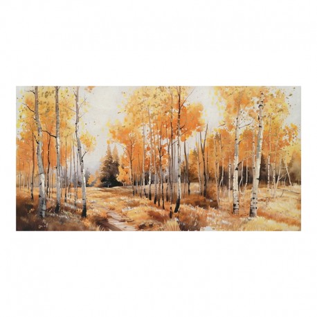 296-000060 Πίνακας σε καμβά Fortree Ι Inart 120x3x60εκ