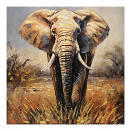 296-000049 Πίνακας σε καμβά Elepho Inart 100x3x100εκ