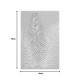 296-000091 Πίνακας σε καμβά Leavy Inart 60x3x90εκ