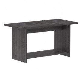 248-000026 Τραπέζι Kumba pakoworld σε ανθρακί-wenge απόχρωση 80x40x42εκ