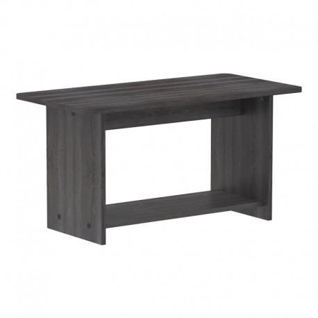 248-000026 Τραπέζι Kumba pakoworld σε ανθρακί-wenge απόχρωση 80x40x42εκ