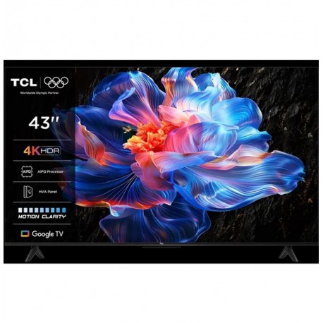 TCL Smart Τηλεόραση 43" 4K UHD LED 43P6K HDR (2025) F