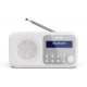 Sharp Tokyo DR-P420(WH) Φορητό Ραδιόφωνο Επαναφορτιζόμενο DAB+ με Bluetooth και USB Λευκό