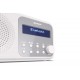 Sharp Tokyo DR-P420(WH) Φορητό Ραδιόφωνο Επαναφορτιζόμενο DAB+ με Bluetooth και USB Λευκό