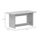 248-000025 Τραπέζι Kumba pakoworld σε oak απόχρωση 80x40x42εκ