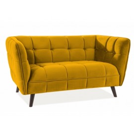 80-1660 ΚΑΝΑΠΕ CASTELLO 2 VELVET CURRY BLUVEL 68 / WENGE DIOMMI CASTELLO2V68
