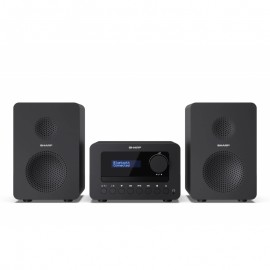 Sharp  XL-B520D(BK) Ηχοσύστημα 2.0 Tokyo 40W με CD / Digital Media Player και Bluetooth Μαύρο