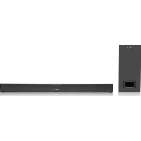 Sharp HT-SBW110 Soundbar 180W 2.1 Bluetooth και HDMI με Τηλεχειριστήριο Μαύρο