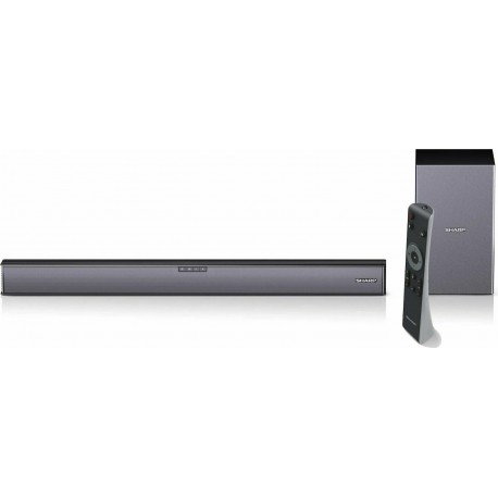 Sharp HTSBW182 Soundbar 2.1 Bluetooth και HDMI με Ασύρματο Subwoofer και Τηλεχειριστήριο Μαύρο