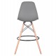 ΣΚΑΜΠΟ ΜΠΑΡ RENATA HM0173.10 ΓΚΡΙ 58x56x107Υ εκ.