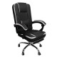 14960025 Καρέκλα Γραφείου OPTISEAT Μαύρο/Λευκό PVC/Μέταλλο 67x65x105-115cm Μαύρο/Λευκό