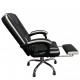 14960025 Καρέκλα Γραφείου OPTISEAT Μαύρο/Λευκό PVC/Μέταλλο 67x65x105-115cm Μαύρο/Λευκό