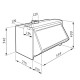 ΑΠΟΡΡΟΦΗΤΗΡΑΣ ΠΤΥΣΣΟΜΕΝΟΣ PYRAMIS 60CM ΚΑΦΕ 065031402
