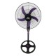 Newest FS-4525P Ανεμιστήρας Ορθοστάτης 65W Διαμέτρου 45cm Μαύρος-Λιλά