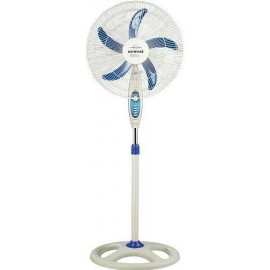 Newest FS-4525 Ανεμιστήρας Ορθοστάτης 65W Διαμέτρου 45cm Λευκό-Μπλε