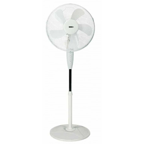 586134 Ανεμιστήρας Ορθοστάτης 45W Διαμέτρου 45cm Λευκός Ιταλικής Προέλευσης