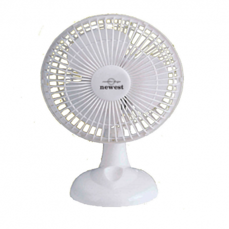 Newest FT-15 Ανεμιστήρας Επιτραπέζιος διαμέτρου 15cm 20W Λευκός