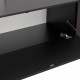 ΣΥΝΘΕΣΗ ΤΗΛΕΟΡΑΣΗΣ DORT HM18076.02 ΜΕΛΑΜΙΝΗ ΣΕ ΣΟΝΑΜΑ-ΜΑΥΡΟ 249.5x42.2x199.5Υεκ