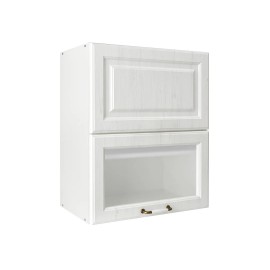 KVH60B43 Επιτοίχιο ντουλάπι κουζίνας σπαστό RUSTIC VH60 B rustic λευκό 60x31x72