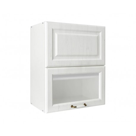 KVH60B43 Επιτοίχιο ντουλάπι κουζίνας σπαστό RUSTIC VH60 B rustic λευκό 60x31x72