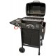 KASANOVA KS18022 Ψησταριά Υγραερίου Σχάρας 45x34εκ. με 2 Εστίες 4.7kW και Πλαϊνό Μάτι
