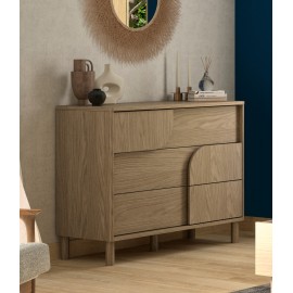 0201.GM12 Galys συρταριέρα με 3 συρτάρια 116x47x92εκ. Rookwood Oak  Rookwood Oak  116x47εκ. Ύψος : 92εκ.