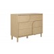 0201.GM12 Galys συρταριέρα με 3 συρτάρια 116x47x92εκ. Rookwood Oak  Rookwood Oak  116x47εκ. Ύψος : 92εκ.