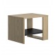 0191.GM55 Nael κομοδίνο 44x36x35εκ. Rookwood Oak / Μαύρο  Rookwood Oak / Μαύρο  44x36εκ. Ύψος : 35εκ.