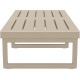 20-0432 MYKONOS ΤΡΑΠΕΖΙ TAUPE 130X65X33εκ. ΠΟΛ/ΝΙΟΥ