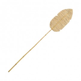 343-000113 Διακοσμητικό φυτό Bantou Inart banana leaf σε φυσική απόχρωση Υ200εκ