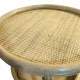343-000093 Βοηθητικό τραπέζι Moody pakoworld pe rattan σε φυσική απόχρωση Φ55x51εκ