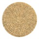 343-000105 Διακοσμητικό τοίχου Decofy Inart drift ξύλο σε φυσική απόχρωση Φ100x5εκ