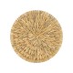 343-000103 Διακοσμητικό τοίχου Decofy Inart drift ξύλο σε φυσική απόχρωση Φ60x5εκ