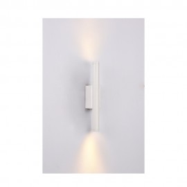 43061-White Inlight Επιτοίχιο φωτιστικό LED 2*5W 3000K σε λευκ΄ή απόχρωση απο αλουμίνιο D:30x6cm (43061-White)