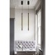 6023-White Inlight Κρεμαστό φωτιστικό LED 7W 3000K από λευκό μέταλλο και ακρυλικό D:60cm (6023-White)