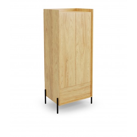60-22409 MOBIUS cabinet 2D color: hikora oak/hikora oak DIOMMI V-PL-MOBIUS-SZAFA_2D-HIKORA
