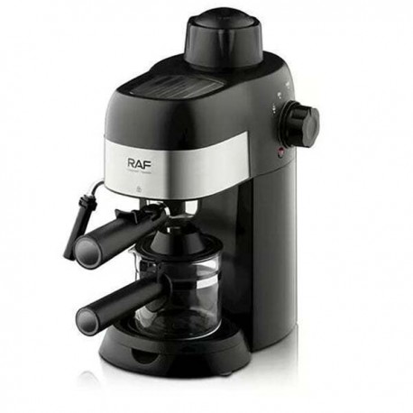 Raf Μηχανή Espresso 800W Πίεσης 15bar Μαύρη R-133